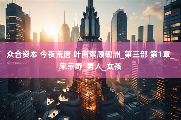 众合资本 今夜荒唐 叶南絮顾砚洲_第三部 第1章_宋京野_男人_女孩